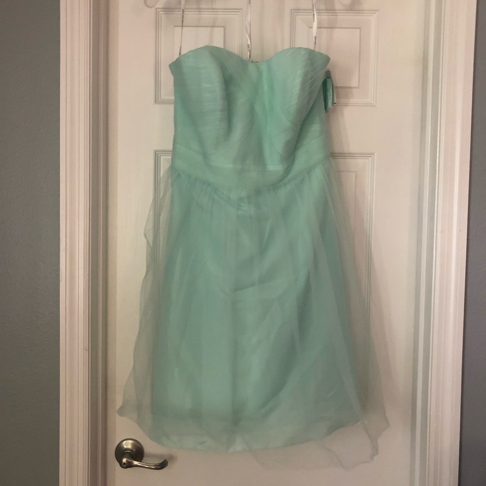 NWT David’s Bridal  Short Mint dress